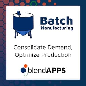 blendAPPS Batch Manufacturing & Repackaging for NetSuite