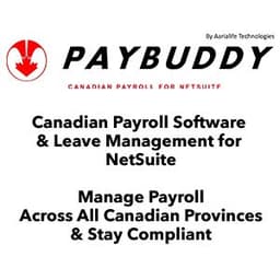 Canadian Payroll for NetSuite - PayBuddy