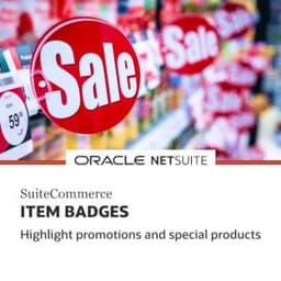 SuiteCommerce Item Badges