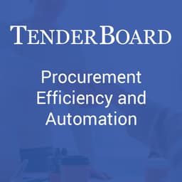 TenderBoard eProcurement System